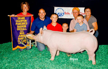 13 CHampion Purebred Barrow NBS Junior Barrow Classic