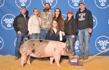 13 CHampion Purebred Barrow NBS Junior Barrow Classic